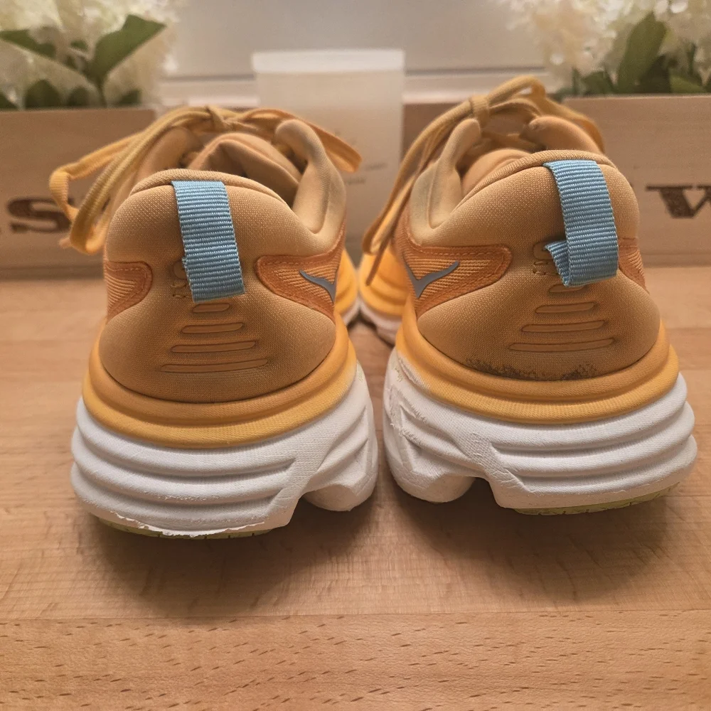 Hoka One One Bondi 8 Running Shoes Impala Mock Orange Womens Size 8.5